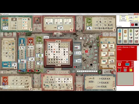 Teotihuacan: SOLO Tutorial and Complete SOLO Playthrough