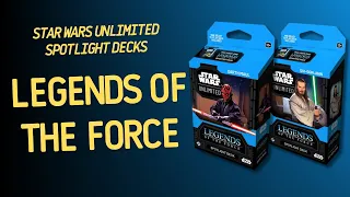 Star Wars Unlimited Legends of the Force Spotlight Decks | Inside with João Ricardo Ep860