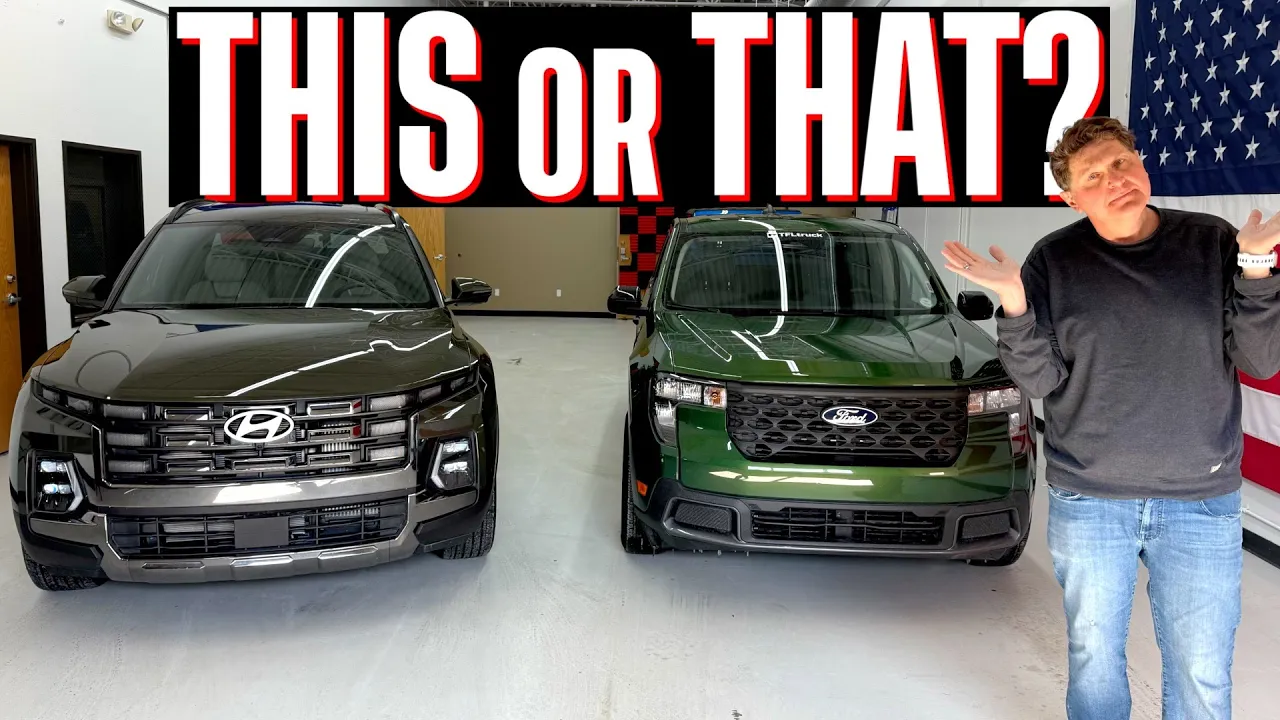 This or that? 2025 Hyundai Santa Cruz vs 2025 Ford Maverick!