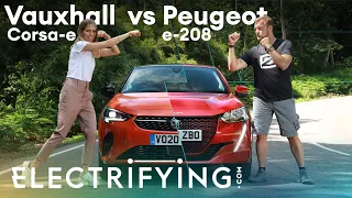 Vauxhall Corsa-e & Peugeot e-208: The gloves are off with Nicki Shields & Tom Ford /Electrifying