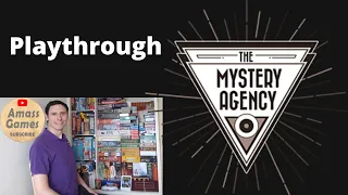 The Mystery Agency - #playthrough  #play  #review  #gametok #games #boardgame #tabletop #mystery