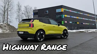 Highway Range Test with EX30 Twin 😎