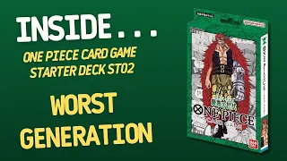 Inside…One Piece Card Game: Worst Generation Starter Deck (4K60fps)
