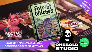 Lets Talk Board Games - Fate Of Witches - Designer Spotlight