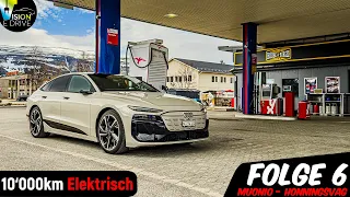 Bereuen wir die Winterreifen? Gefrorene Seen und fast Winter - XXL Audi A6 e-tron Roadtrip - Folge 6