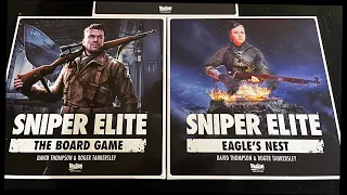 DGA Unboxes Board Games: Sniper Elite, Deluxe Edition Upgrade Kit, & Eagle's Nest