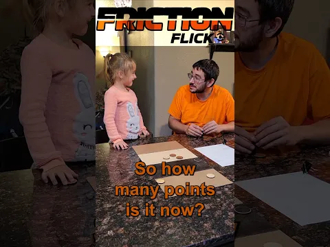 Playing Friction Flick With Dad