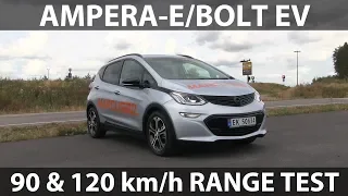 Opel Ampera-e summer range test