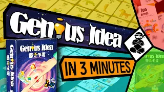 Genius Idea - How to Play in 3 minutes - Good Games - BoardgameNinja Rules Explainer