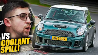 Finally a Mini Cooper?! vs Coolant Spill🥲 // Nürburgring
