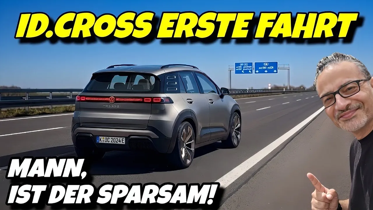 Effizienz-Monster! VW ID.CROSS 52 kWh erste Fahrt mit Autobahn in Amsterdam. #volkswagen