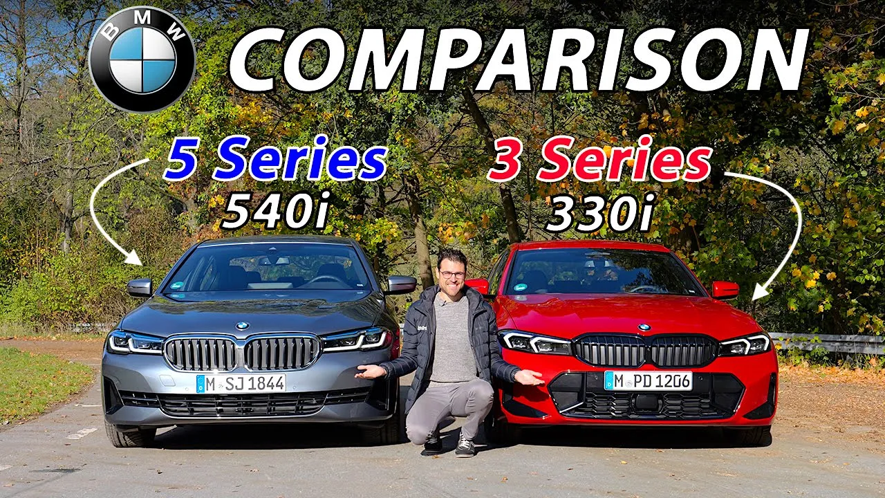 BMW 3 Series 330i vs BMW 5 Series 540i comparison REVIEW (G20 vs G30)