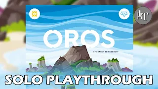 Oros Board Game - Solo Playthrough - Making Mountains out of