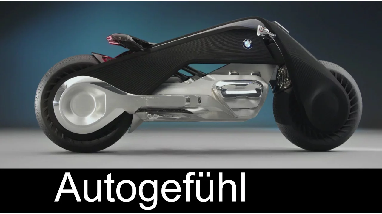 BMW Motorrad Vision Next 100 future motorcycle without helmet - Autogefühl