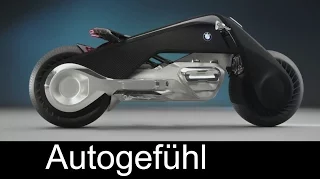 BMW Motorrad Vision Next 100 future motorcycle without helmet - Autogefühl