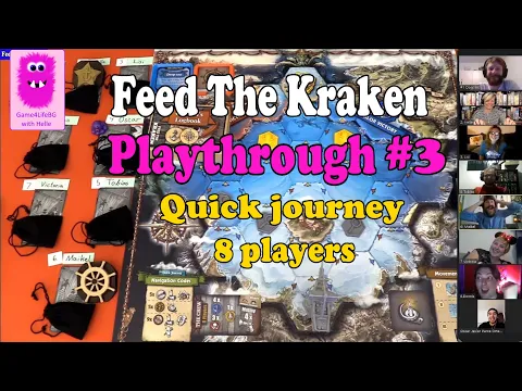 Playthrough Quick Journey with 8 players - Feed the Kraken