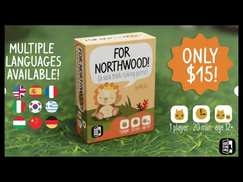 For Northwood - Royal Court Negotiation in a Critters Animal Solo Trick Taking Game Review Preview