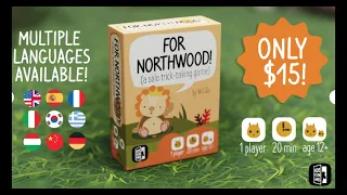 For Northwood - Royal Court Negotiation in a Critters Animal Solo Trick Taking Game Review Preview