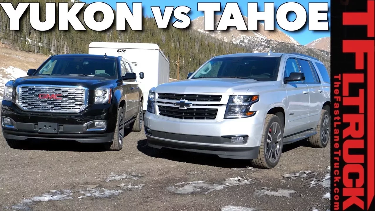 2018 Chevy Tahoe RST vs GMC Yukon vs The World's Toughest Towing Test