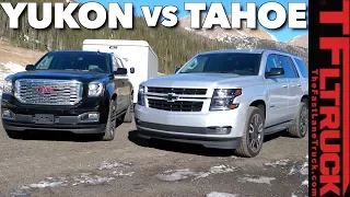 2018 Chevy Tahoe RST vs GMC Yukon vs The World's Toughest Towing Test