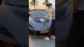 The supercar with a secret compartment and see-through doors 👀 #supercars #mclaren #cars
