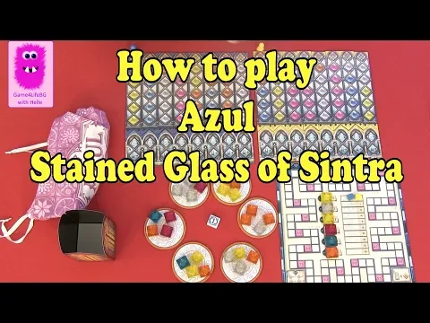 Azul: Stained Glass of Sintra, How to play (In English, board game, family game)