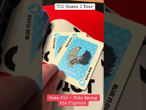 700 Games 1 Year - Game #19 - Cats Among the Pigeons #boardgames #boardgameaddict