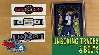 Unboxing more Go Fight Pow! trades & belts! #gaming #unboxing #tabletopgames