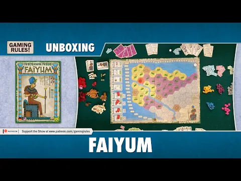 Faiyum - Unboxing - new game from Friedemann Friese