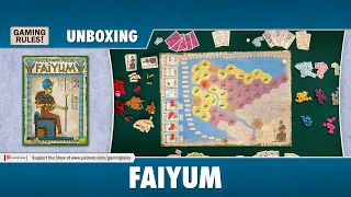 Faiyum - Unboxing - new game from Friedemann Friese