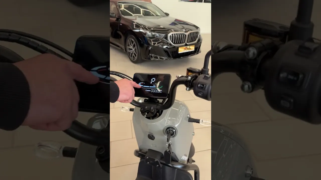Електроскутер Corso Ride 1000W: 2 місця, LED дисплей, кошик