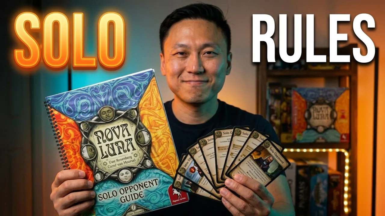 I Built a Solo Opponent for Nova Luna - Free Rules + Full Teach