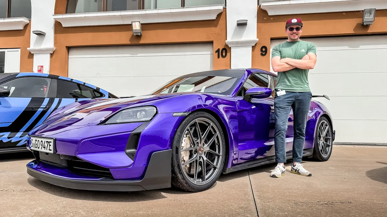 I Drive The Taycan Turbo GT For The First Time! Porsche Dials Up Their EV Performance To 11