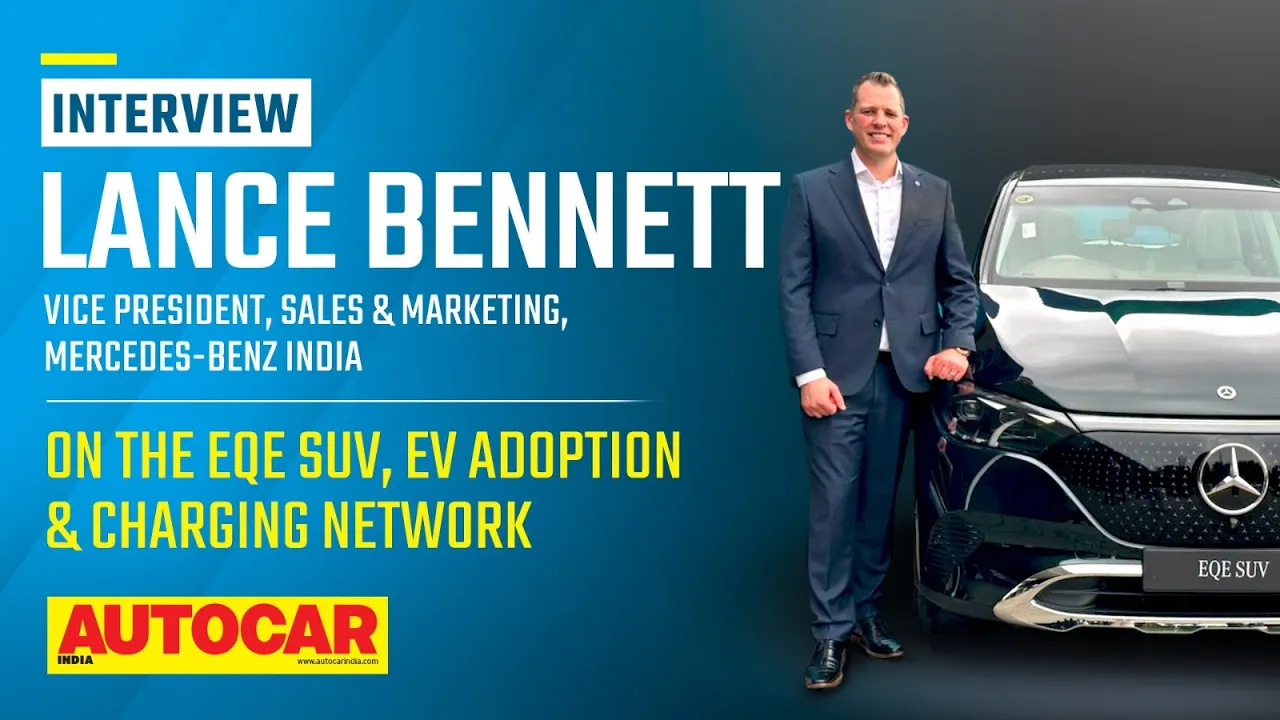 Lance Bennett, VP Sales & Marketing, Mercedes-Benz India on the new EQE SUV | Autocar India