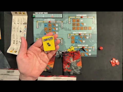 Blitzkrieg! World War Two in 20 Minutes! How to Play and Solo Playthrough