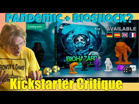 BIOHAZARD: The Boardgame- I like the color blue - Kickstarter Critique Review