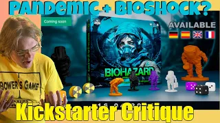 BIOHAZARD: The Boardgame- I like the color blue - Kickstarter Critique Review
