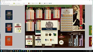 Example of play of PRIME MINISTER, political board game designed by Paul Hellyer, published by GMT