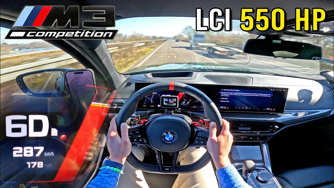 2025 BMW M3 Competition Touring G81 // 0-100 100-200 & TOP SPEED!