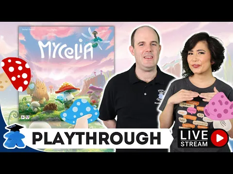 Mycelia - Live Playthrough Board Game and Giveaway.