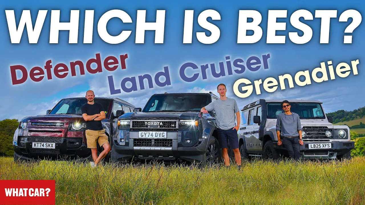 NEW Toyota Land Cruiser vs Land Rover Defender vs Ineos Grenadier review – What's the BEST 4x4?