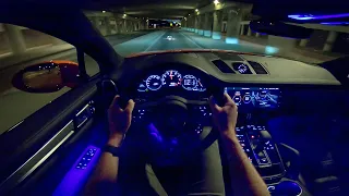2020 PORSCHE CAYENNE COUPE TURBO | NIGHT DRIVE POV by AutoTopNL