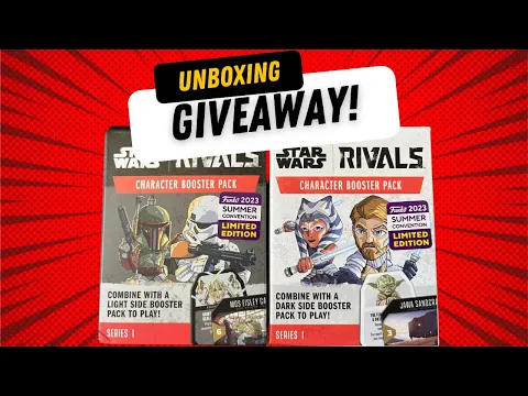 "Star Wars Rivals" 2023 Summer Convention Limited Edition unboxing. Plus giveaway!