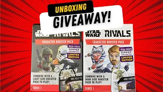 "Star Wars Rivals" 2023 Summer Convention Limited Edition unboxing. Plus giveaway!