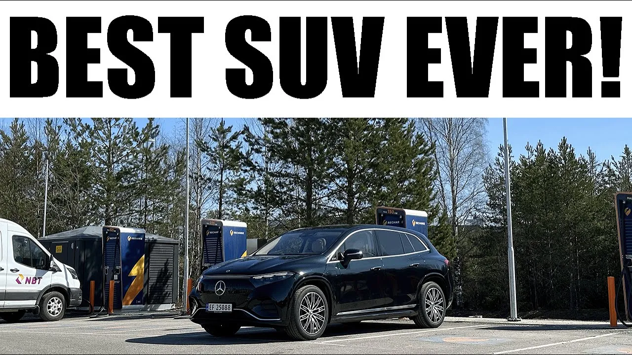 120KPH / 75MPH Range Test in Mercedes EQS SUV 450 4-Matic