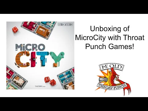 Unboxing of Micro City with Throat Punch Games