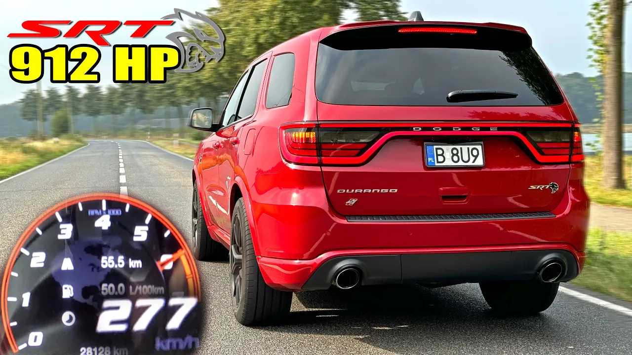 912HP DODGE DURANGO HELLCAT // 0-100 100-200 1/4 MILE SOUND & POV