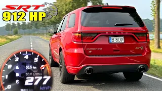 912HP DODGE DURANGO HELLCAT // 0-100 100-200 1/4 MILE SOUND & POV