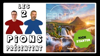 EARTH - Présentation du jeu AVEC L’AUTEUR, règles, partie complète et premières impressions!