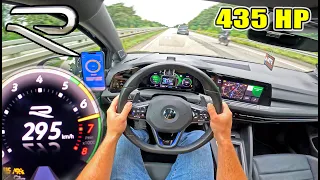 435HP VW GOLF R MK8 // 295KM/H on AUTOBAHN